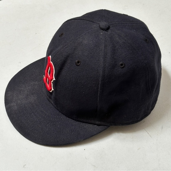 New Era MLB Boston Red Sox Baseball Black Red Cap Hat - Picture 3 of 10